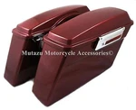 Mutazu Complete Fire Red Stock Hard Saddlebags For Harley Touring Flhr Fltr Flhx. Fixed Price $380.00.