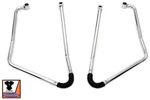 Saddlebag Support Kit Shovelhead Evo Tc Chopper Dyna Softail Chrome Adjustable. Fixed Price $66.55.
