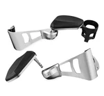 Kuryakyn Padded Passenger Armrest Chrome Cup Holder Harley Tri Glide Ultra 14-22. Fixed Price $518.41.
