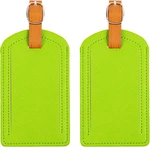 Premium Colored Tags For Luggage, Travel Bags And Suitcases By - Neon Gr. Fixed Price $22.33.