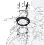 Givi Kappa Tanklock Bag Flange Fitting Ring Bmw R1200 Rt 2008-13. Fixed Price $39.96.