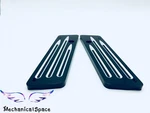Black Cnc Edge Cut Hard Saddlebag Latch Covers Face For Harley Touring 1993-2013. Fixed Price $29.85.