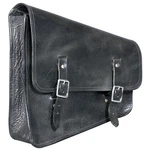 22HS Hilason Leather Motorcycle Bike Right & Left Side Saddle Bag Black 14" Long. Fixed Price $79.99.