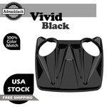 Advan Vivid Black Dual 8'' Speaker Lid Fits Harley Rushmore Rear Tour Trunk Pack. Fixed Price $539.00.