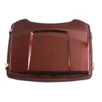 Red Hot Sunglo Chopped Pack Pak Trunk For Harley Touring Glide 1993-2013. Fixed Price $169.95.