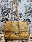 Saddle River Gold Studded & Quilted Small Shoulder Bag. Fixed Price $16.99.