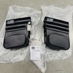 Viking Dark Age Lockable Saddlebags Harley Sportster Black With Brackets. Fixed Price $229.98.