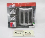 Kuryakyn Harley Flhx Flhr Chrome Touring Luggage Rack Set 7152. Fixed Price $98.99.