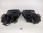 Leatherworks 112P Deluxe Wide Angle Saddlebags For Harley Davidson. Fixed Price $300.00.