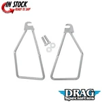 Drag Specialties DS-110859 Chrome Saddlebag Supports 00-17 Fxst/flst. Fixed Price $87.50.