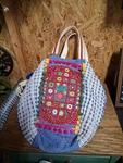 A&b, American And Beyond Multi-color Carry Bag/backpack Lg. Fixed Price $23.65.