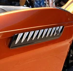 Paul Yaffe Bagger Nation Saddlebag Hinge Covers, Yafterburner, 2014-2025 Black. Fixed Price $69.95.