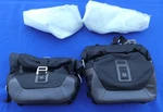 Legend Gear Canvas & Leather Detachable Saddlebags Harley Dyna Low Rider 2008-17. Fixed Price $200.00.