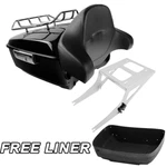 King Trunk Pad Two Up Mount Rack Fit For Harley Softail Fat Boy Flst 2008-2016. Fixed Price $349.50.