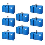 8 Heavy Duty Moving Bags With Backpack Straps & Handles, Large Storage B.... Fixed Price $55.07.