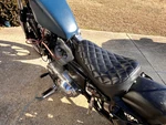 Black Diamond Stitch Pera Solo Seat For Harley Sportster. Fixed Price $175.00.