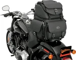 Saddlemen BR3400EX/S Combination Backrest, Seat And Sissy Bar Bag 3515-0120. Fixed Price $239.95.