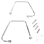 Cobra Saddlebag Supports Chrome 02-6270. Fixed Price $108.68.