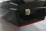 Gloss Black Abs Chopped Pack Pak Trunk For Harley Touring Model 1993-2013. Fixed Price $169.95.