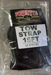 Black Powertye 15 Foot Nylon Tow Strap With Hook And Loop 11-1029. Fixed Price $21.96.