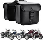 Kemimoto Motorcycle Throw Over With Lock 15L, Black. Fixed Price $100.99.