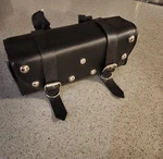 Willie & Max Black Studded Saddlebag Tool Storage. Fixed Price $94.57.