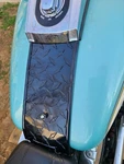 Harley Davidson 84-99 Softail Diamond Plate Lower Dash Panel Tank Bib Fits All. Fixed Price $61.20.