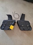 New Willie & Max 58750-20 Braided Ranger Slant Saddlebags Black Pair. Fixed Price $75.05.
