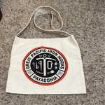 Patagonia X Great Pacific Iron Workers Canvas Crossbody Tote Bag Rare. Fixed Price $74.00.