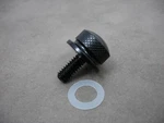 Bolt Screw Harley Seat Hold Down Quick Release Black Shovelhead Ironhead Coarse. Fixed Price $8.00.