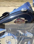 Softail Fits Harley-davidson Fuel Gas Tank Decals Fxstc Gold / Black (set 2). Fixed Price $54.99.