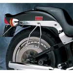 Drag Specialties Chrome Saddlebag Support Brackets Single Bolt Mount DS-110848. Fixed Price $88.95.