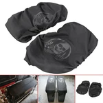 Black Saddlebag Covers For Harley Touring Road Glide Efi Fltri Custom Fltrx. Fixed Price $22.40.