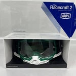 100% Racecraft 2 Goggles - Milori Silver Mirror Lens Clear + Tearoffs. Fixed Price $49.99.