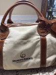 New Diamond Resorts International Canvas Gym Travel Duffle Bag. Fixed Price $30.00.