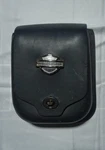 Harley & Shield Leather Sissybar Backrest Bag Pouch 52997-98 Xl Fxd Flst. Fixed Price $44.77.