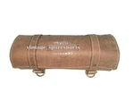 Leather Front Fork Rusty Brown Tool Bag Fit Harley Davidson Same Day Ship. Fixed Price $55.25.