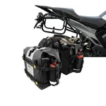 Tusk Pannier Racks With Nelson Rigg Hurricane Dry Saddlebags Black. Fixed Price $518.13.