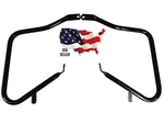 Black Harley Rear Saddlebag Crash Guard Bars Flhr 2014-2024. Fixed Price $84.97.