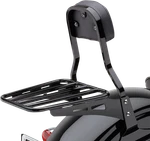 Cobra Sissy Bar Luggage Rack Black Tubular 02-3500B. Fixed Price $199.95.