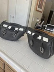 Harley Davidson Cowglide Mooglide Softail Special Nostalgia Flstn Saddlebags. Fixed Price $995.00.