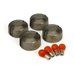 Steering Indicator Lens Kit, Curved For Harley-davidson. Fixed Price $40.41.