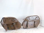 2004-2012 Victory Kingpin Viking Brown Left & Right Saddlebags Side Torn. Fixed Price $67.95.