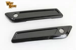 Wyatt Gatling Saddlebag Face Plate Set Harley Twin Cam 2014-UP Flt 90200983DH. Fixed Price $82.00.