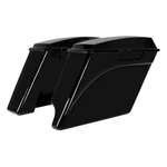Hogworkz Vivid Black 2-INTO-1 In. Stretched Saddlebags HW149208. Fixed Price $759.98.