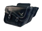 Willie & Max Black Magic Compact Slant Saddlebags 58736-20 10-8444 3501-0150. Fixed Price $254.96.