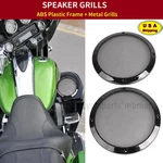 6.5" Saddlebag Speaker Grill Cover Kit For Harley Electra Road Glide Flhtc. Fixed Price $46.00.