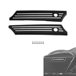 Cnc Aluminum Saddlebag Latch Cover Fits For Harley Touring Road King Glide 2014+. Fixed Price $29.59.