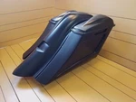 Long Sweep Extended Saddlebags/fender And 6X5 Lids For Harley Davidson 09-2013. Fixed Price $1026.00.