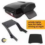 Razor Trunk Pack Mount Rack For Harley Davidson Touring Street Glide 1997-2008. Fixed Price $199.00.